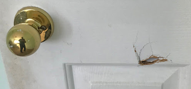 interior door hole repair Ojai